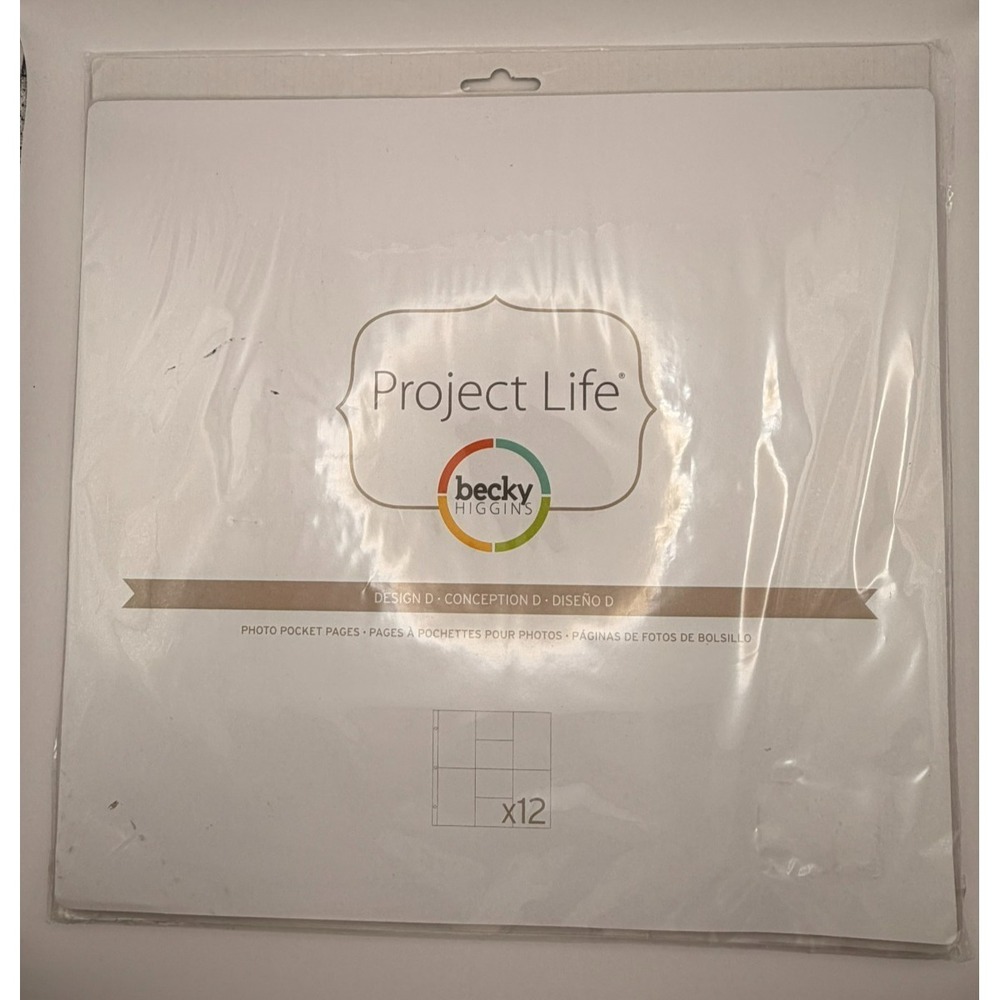 Project Life Becky Higgins Design A & Design D Photo Pocket Pages 24  12x12